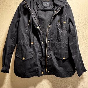 Love Tree Black Utility Jacket